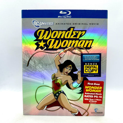 Wonder Woman Animated Movie (with Slipcover Case) - Blu-Ray DVD DC Comics